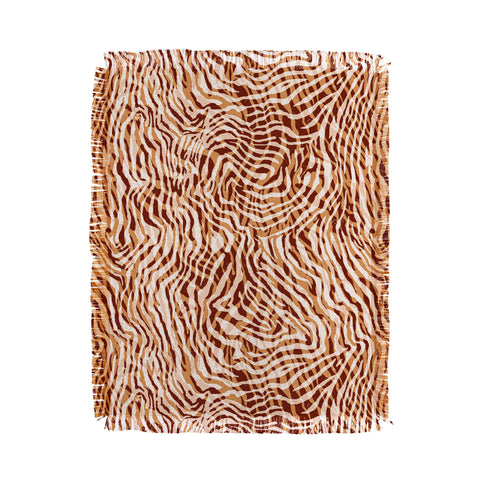 Marta Barragan Camarasa Waves modern wild AP Throw Blanket