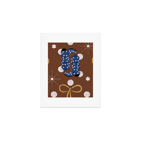 Marta Barragan Camarasa Western Boot Adventure Art Print
