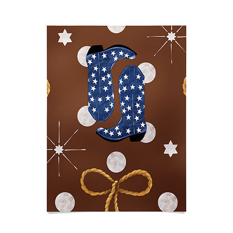 Marta Barragan Camarasa Western Boot Adventure Poster