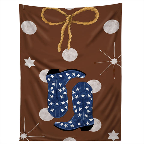 Marta Barragan Camarasa Western Boot Adventure Tapestry