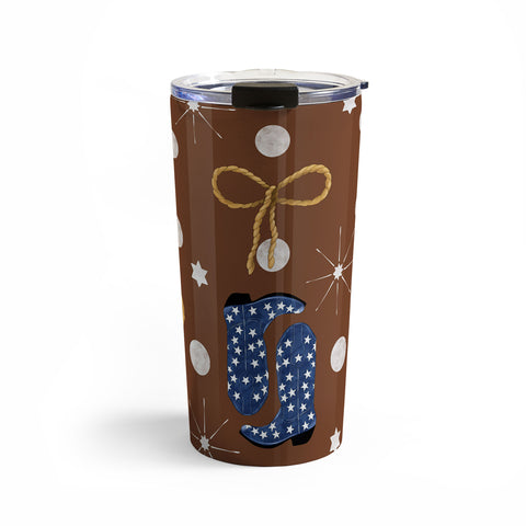 Marta Barragan Camarasa Western Boot Adventure Travel Mug