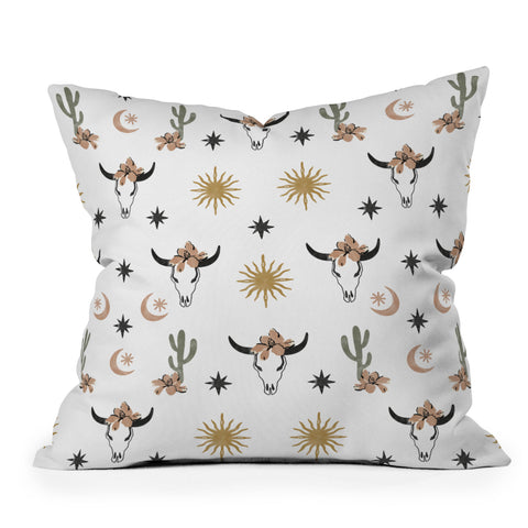 Marta Barragan Camarasa Western desert boho I Outdoor Throw Pillow