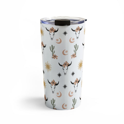Marta Barragan Camarasa Western desert boho I Travel Mug
