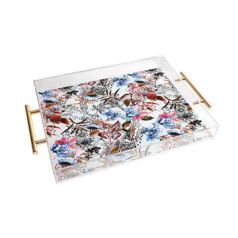 Marta Barragan Camarasa Wild bloom in the meadow Acrylic Tray