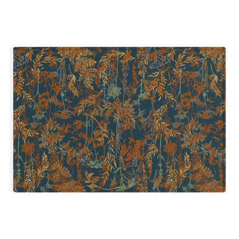 Marta Barragan Camarasa Wild Dark Forest Foliage Outdoor Rug