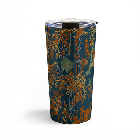 Marta Barragan Camarasa Wild Dark Forest Foliage Travel Mug