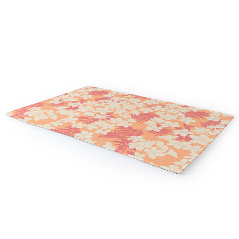 Marta Barragan Camarasa Wild exotic plumeria TPF Area Rug