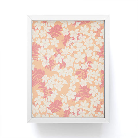 Marta Barragan Camarasa Wild exotic plumeria TPF Framed Mini Art Print