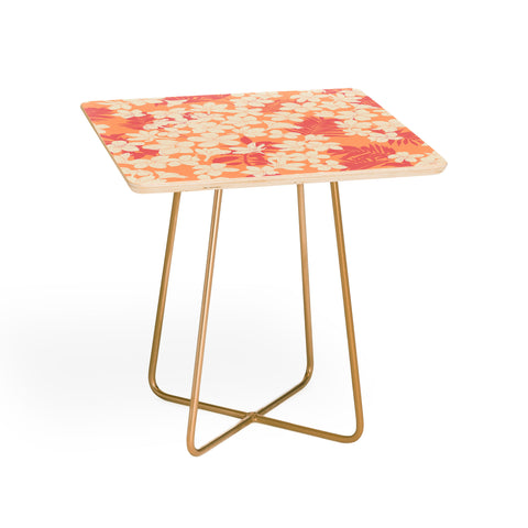 Marta Barragan Camarasa Wild exotic plumeria TPF Side Table