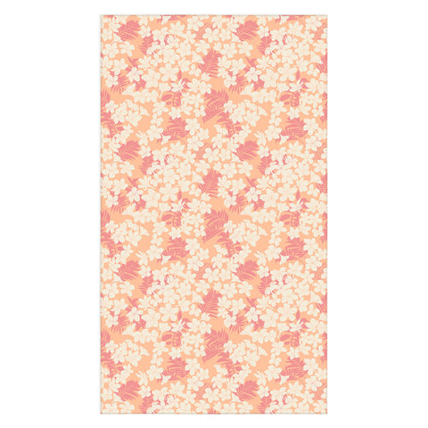 Marta Barragan Camarasa Wild exotic plumeria TPF Tablecloth