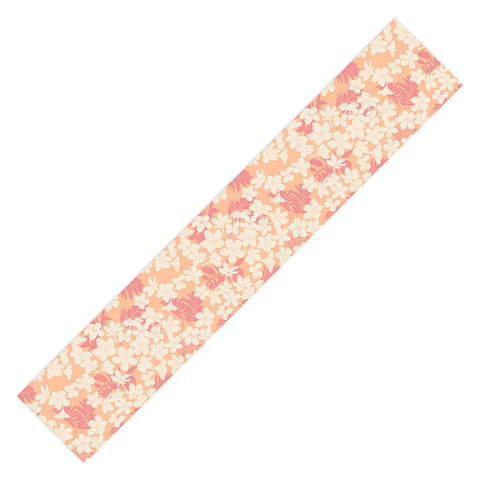 Marta Barragan Camarasa Wild exotic plumeria TPF Table Runner