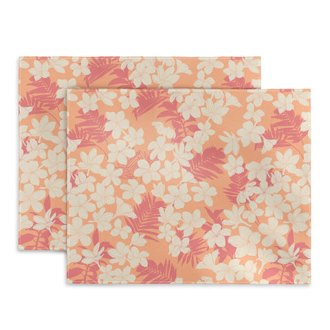 Marta Barragan Camarasa Wild exotic plumeria TPF Placemat