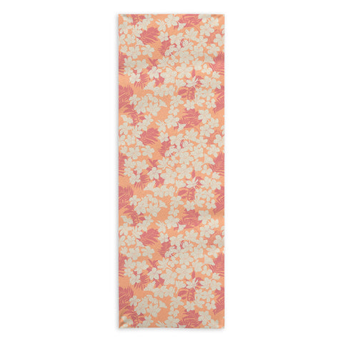 Marta Barragan Camarasa Wild exotic plumeria TPF Yoga Towel
