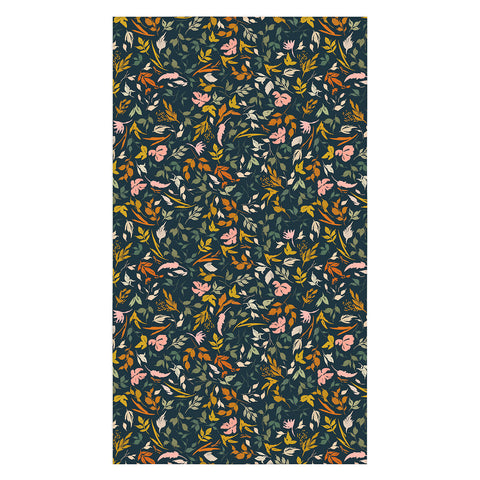 Marta Barragan Camarasa Wild leaves nature dark Tablecloth