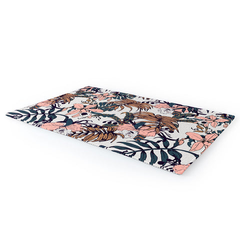 Marta Barragan Camarasa Winter in the jungle Area Rug