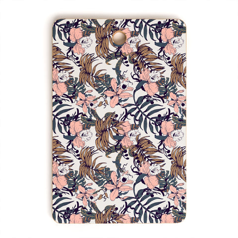 Marta Barragan Camarasa Winter in the jungle Cutting Board Rectangle