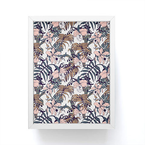 Marta Barragan Camarasa Winter in the jungle Framed Mini Art Print