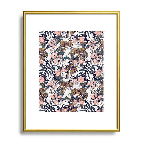 Marta Barragan Camarasa Winter in the jungle Metal Framed Art Print