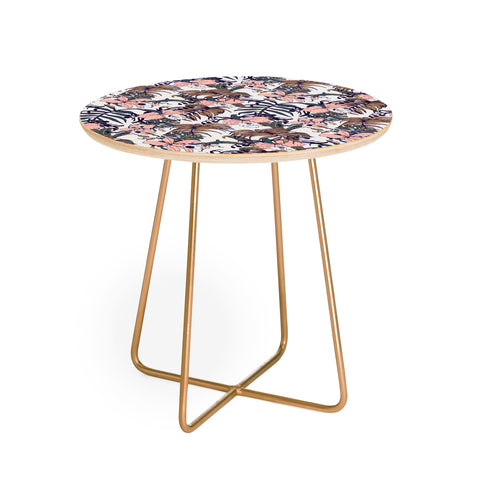 Marta Barragan Camarasa Winter in the jungle Round Side Table