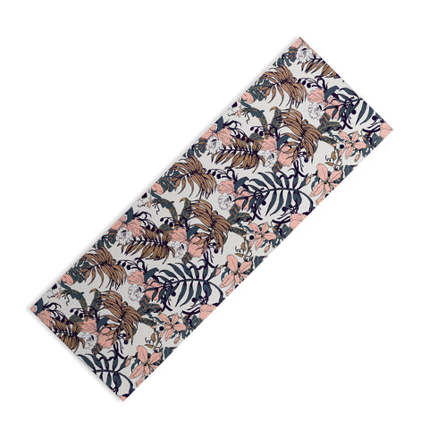 Marta Barragan Camarasa Winter in the jungle Yoga Mat