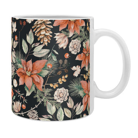 Marta Barragan Camarasa Winter night floral lush Coffee Mug