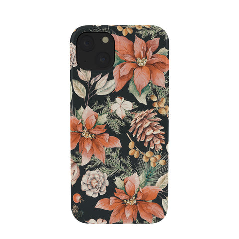 Marta Barragan Camarasa Winter night floral lush Phone Case
