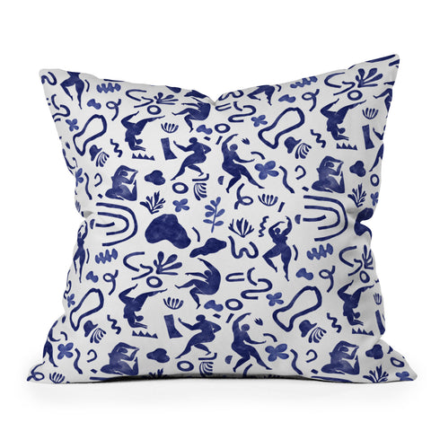 Marta Barragan Camarasa Women dance nature Outdoor Throw Pillow