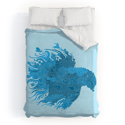 Martin Bunyi Beta Blue Duvet Cover