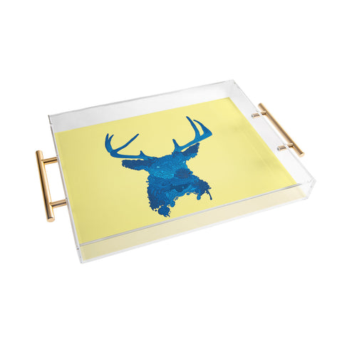 Martin Bunyi Deerhead Yellow Acrylic Tray