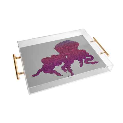 Martin Bunyi Octopus Purple Acrylic Tray