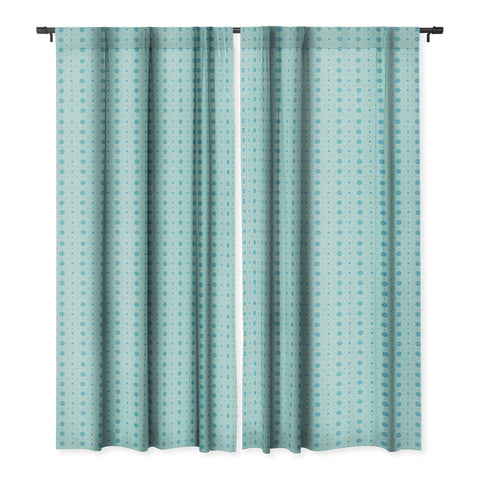 marufemia Christmas snowflake blue Blackout Window Curtain