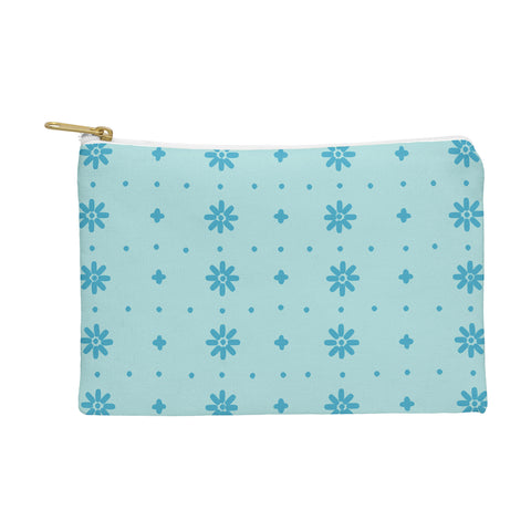 marufemia Christmas snowflake blue Pouch