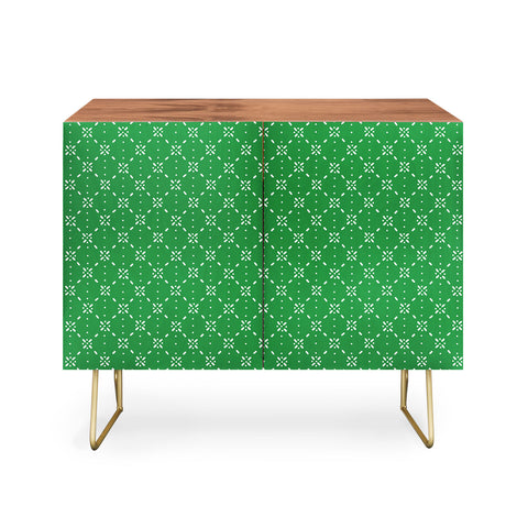 marufemia Christmas snowflake green Credenza
