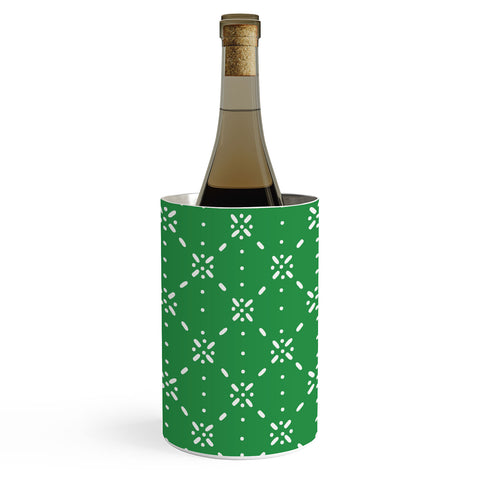 marufemia Christmas snowflake green Wine Chiller