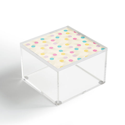 marufemia Colorful pastel tennis balls Acrylic Box