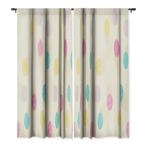 marufemia Colorful pastel tennis balls Blackout Non Repeat