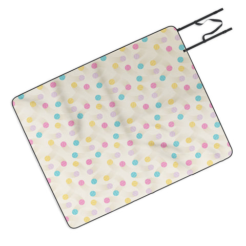 marufemia Colorful pastel tennis balls Picnic Blanket