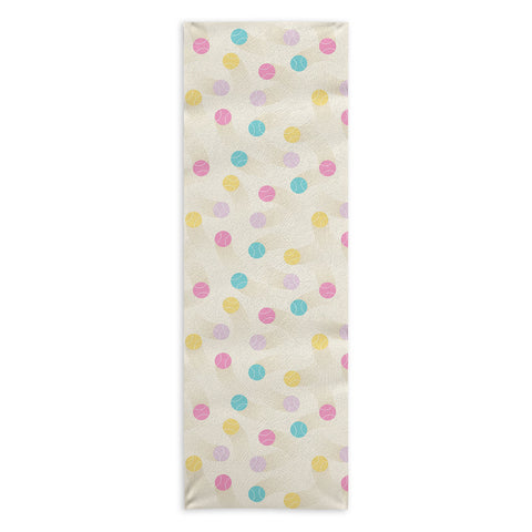 marufemia Colorful pastel tennis balls Yoga Towel