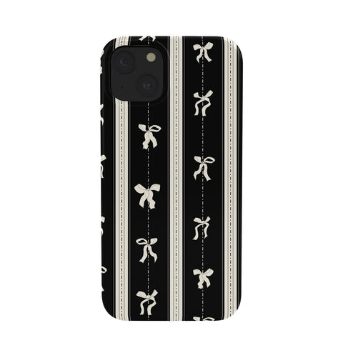 marufemia Coquette bows black and white Phone Case