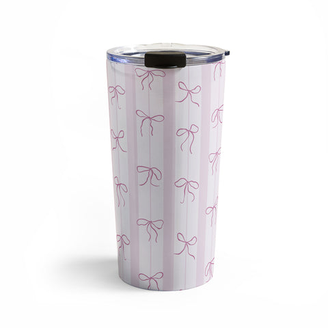 marufemia Coquette pink bows Travel Mug
