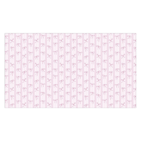 marufemia Coquette pink bows Tablecloth