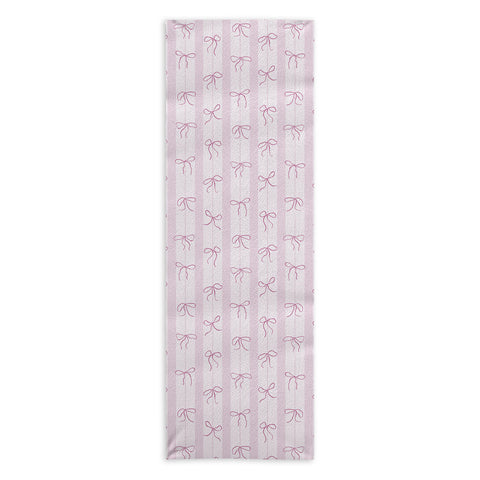 marufemia Coquette pink bows Yoga Towel