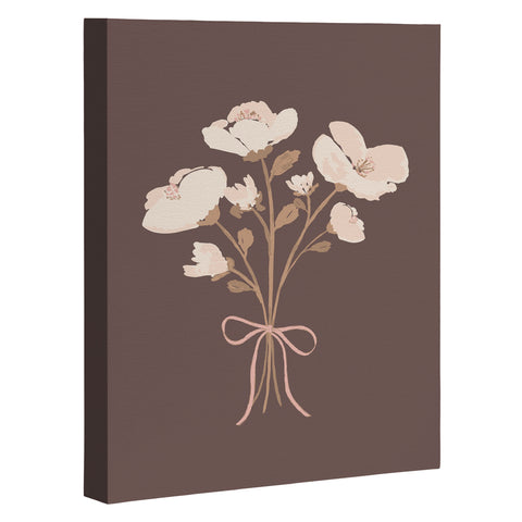 marufemia Delicate bouquet of flowers wi Art Canvas