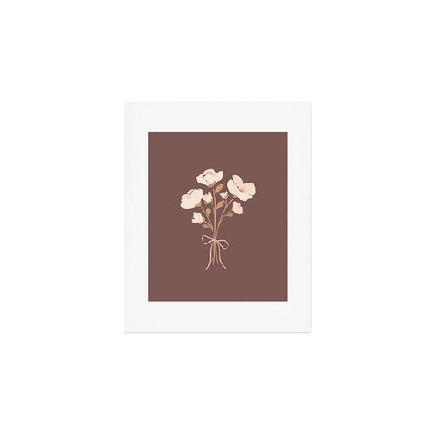 marufemia Delicate bouquet of flowers wi Art Print
