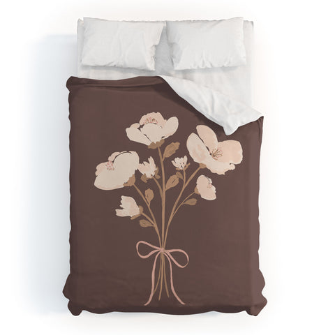marufemia Delicate bouquet of flowers wi Duvet Cover