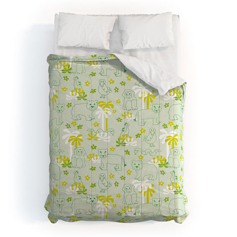 marufemia Green safari Comforter