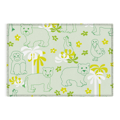 marufemia Green safari Outdoor Rug