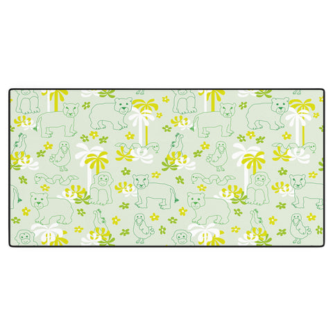marufemia Green safari Desk Mat
