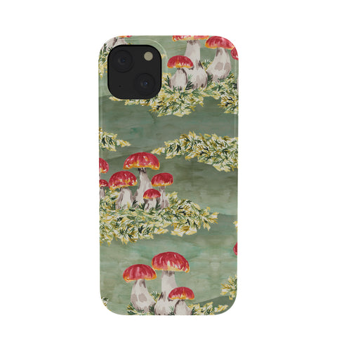 marufemia Mosses and mushroom Mosaic Phone Case