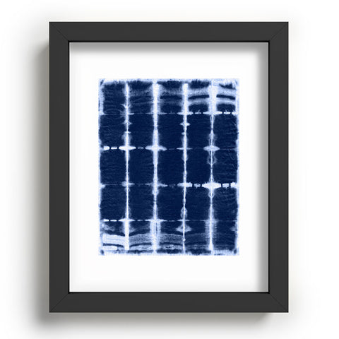 marufemia Shibori itajime indigo Recessed Framing Rectangle